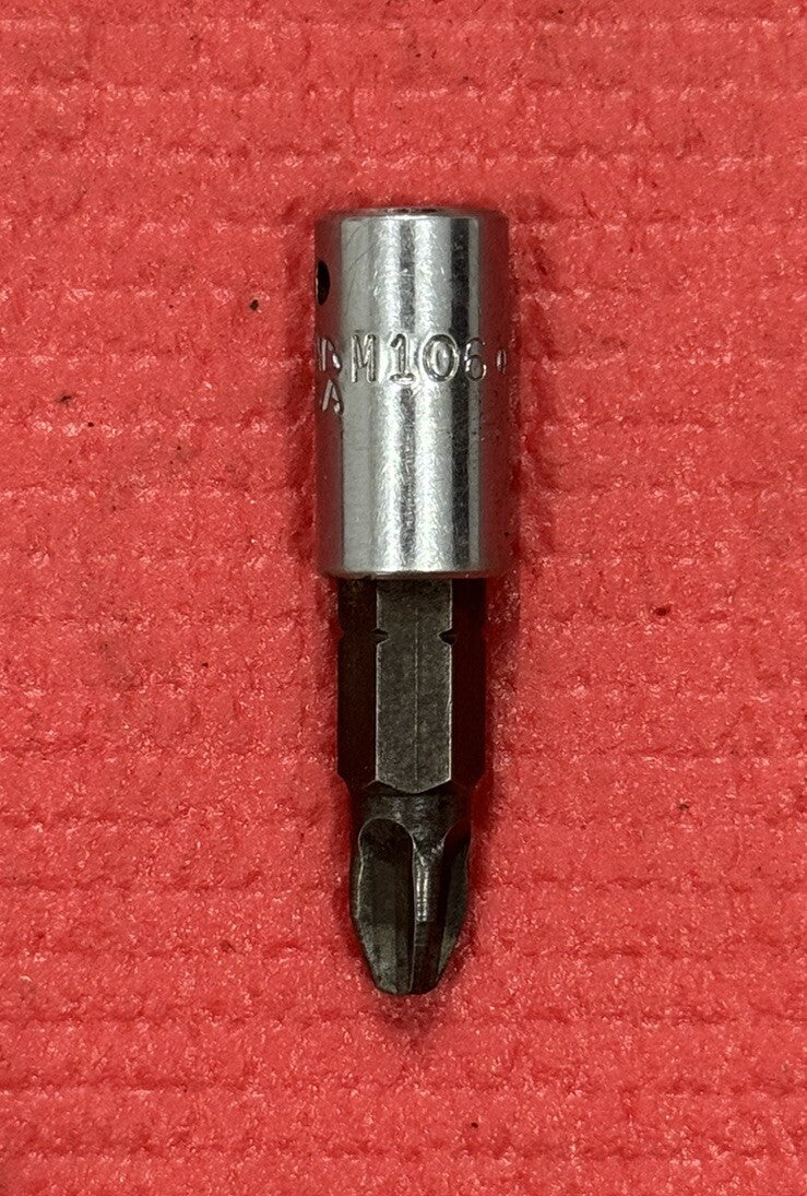 Mac Tools M106, 1/4" Drive SAE 5/16" Philips Head Socket Made in USA