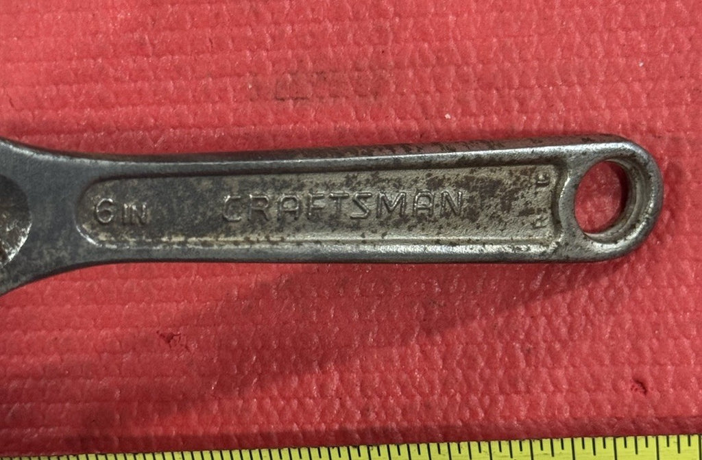 Vintage Craftsman 44602  6" Adjustable Wrench Tool Made in USA