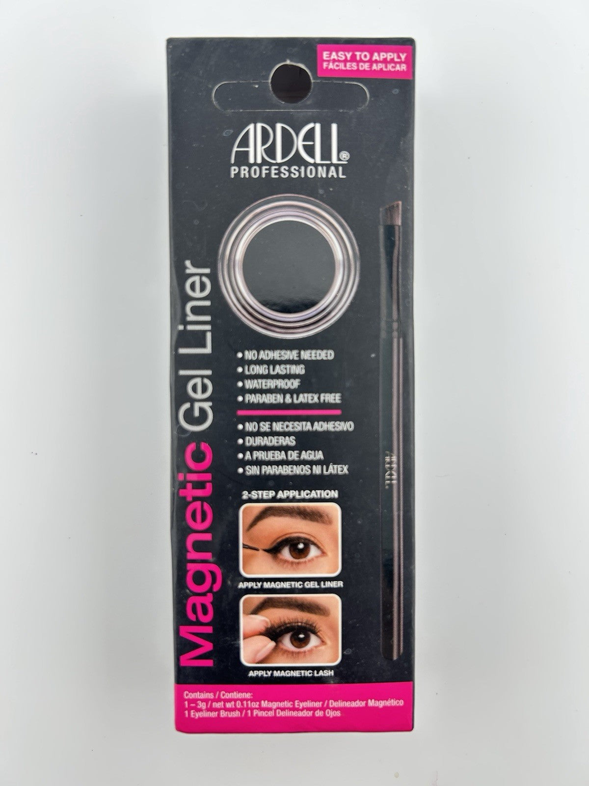 Ardell Professional Magnetic Gel Liquid Liner Black No Adhesive NEW