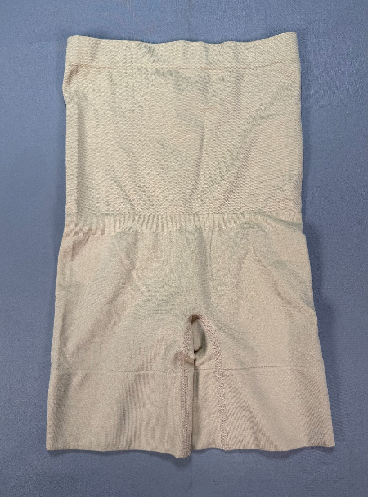 Women High Waisted Shapewear Short S Beige Tummy Control Seamless Body Shaper