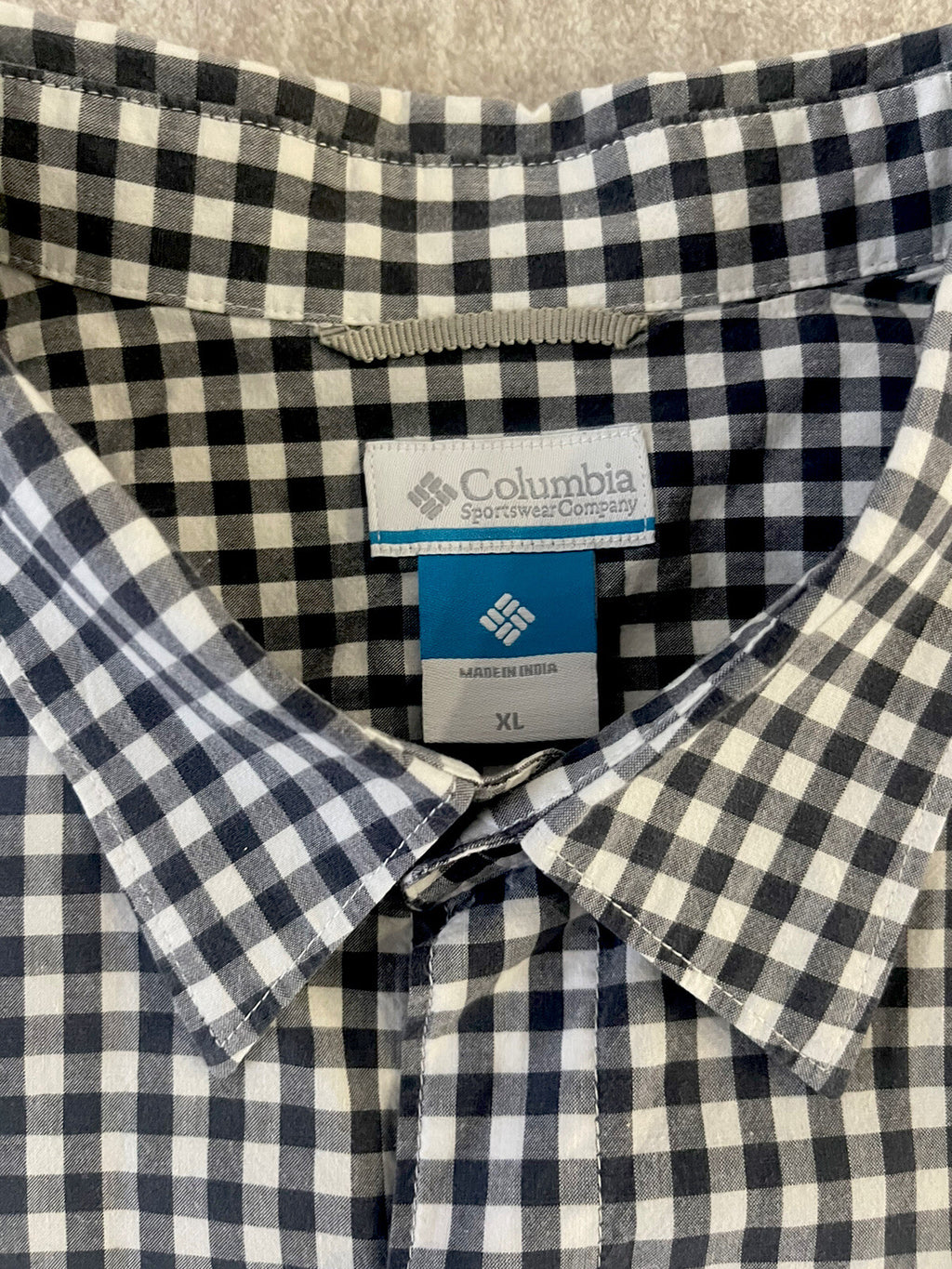 Columbia 69724 short sleeve button down casual shirt Size XL Extra Large - B1