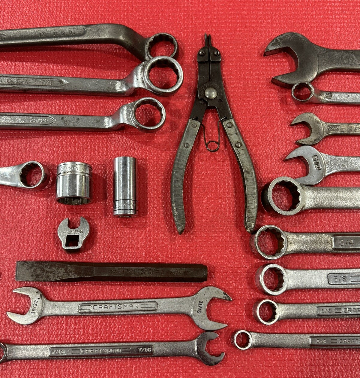 Vintage Lot of 30 USA Tools- Snap-on,S-K,Craftsman,Proto,K-D,BlackHawk,Husky
