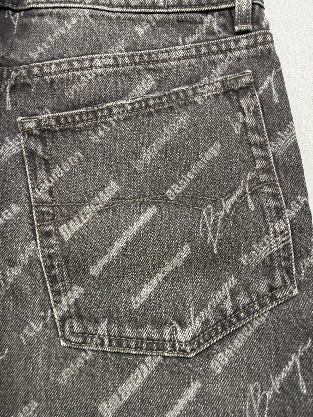 NWT Balenciaga Mini Denim Skirt Women's 36 Charcoal Gray 5-Pockets Casual Wear