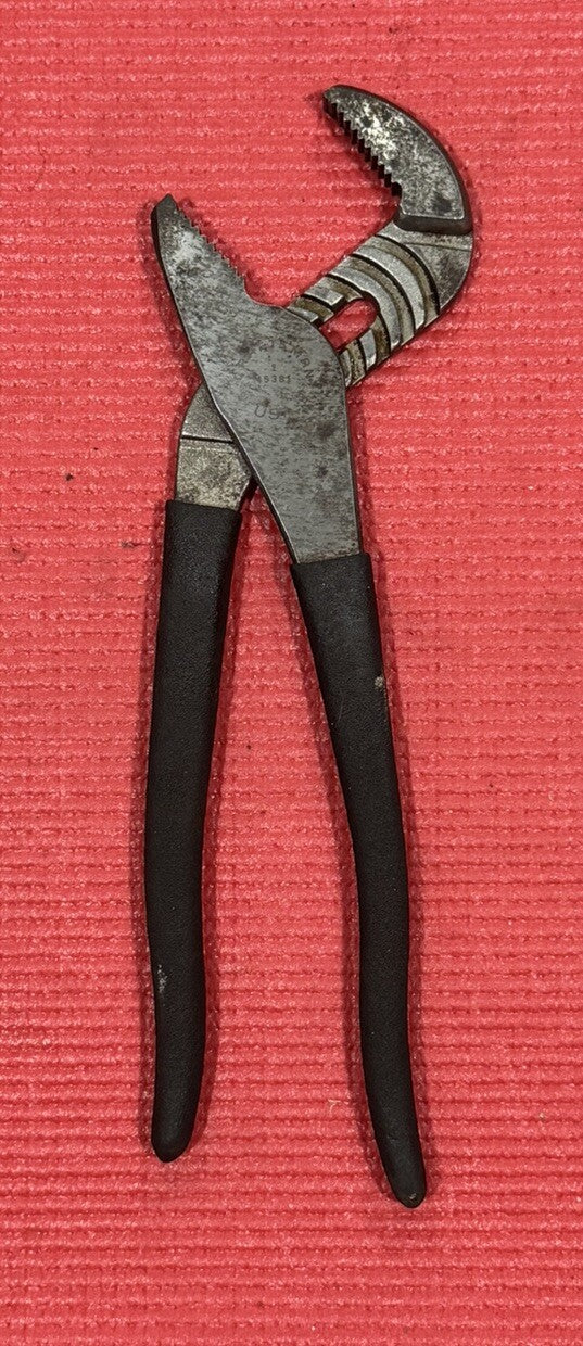 Craftsman 45381 Tongue & Grove 9 1/2" Arc Joint Pliers Black Handle Made In USA