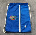 Vintage Gators Drawstring Athletic Gym Bag with Zipper Pocket & Logo