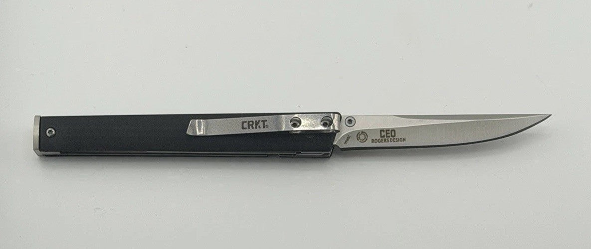 CRKT 7096K CEO Richard Rogers Design EDC Liner Lock Folder Vintage Collectible
