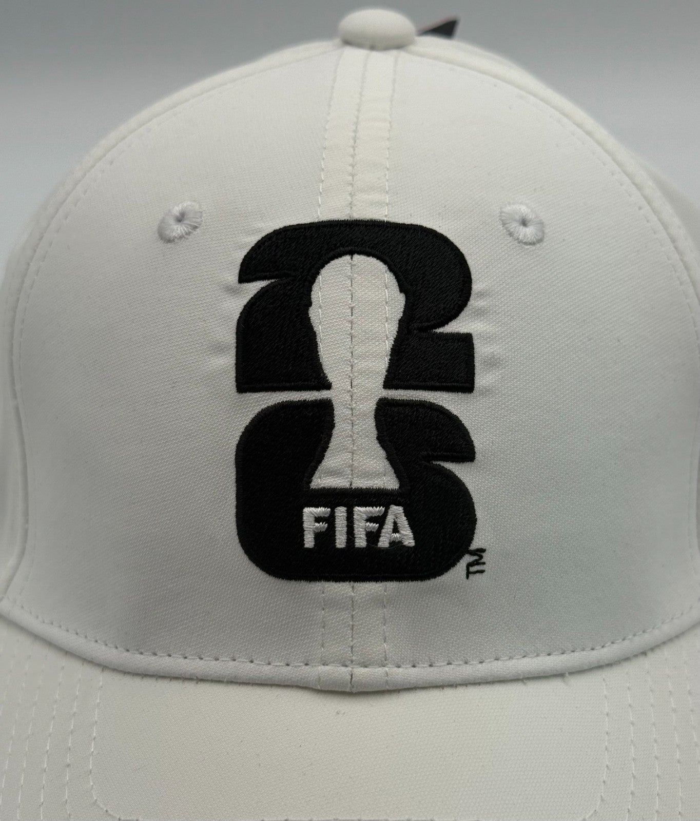 Licensed FIFA World Cup 2026 Soccer Hat Men White Sports Flex Fit Cap New