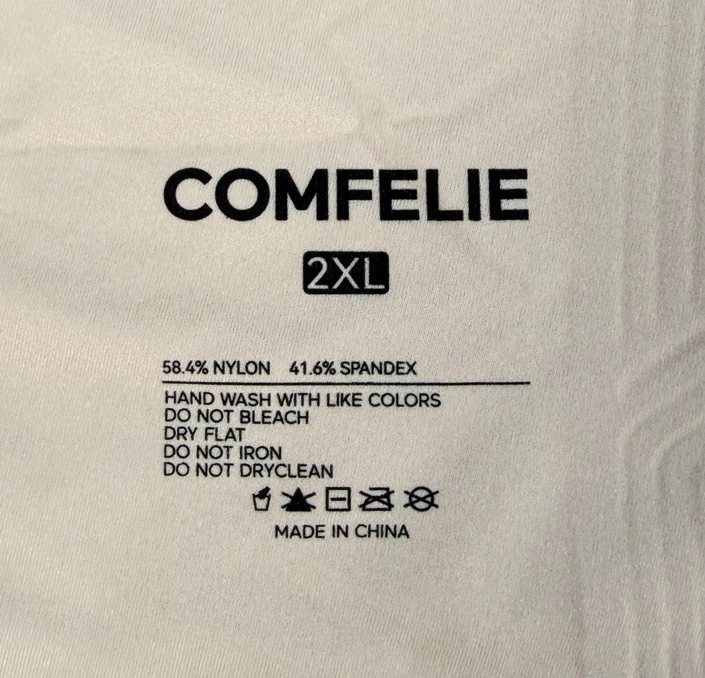 NWT Comfelie Seamless Wireless Highly flexible Everyday Bra Women's 2XL Beige
