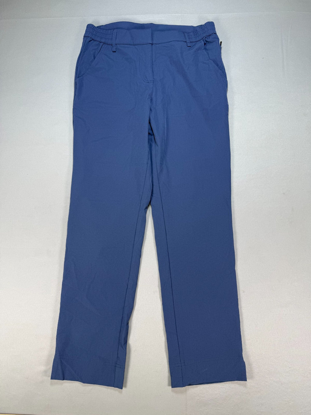 NWT Hiverlay Straight Leg Golf Pants Women Small Blue Lightweight Stretch Casual