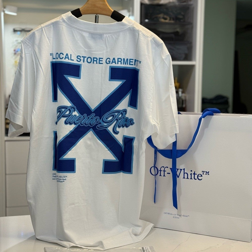 Off-White Exclusive Store Graphic T-Shirt Puerto Rico Size 3XL  (READ DESCRIPT)