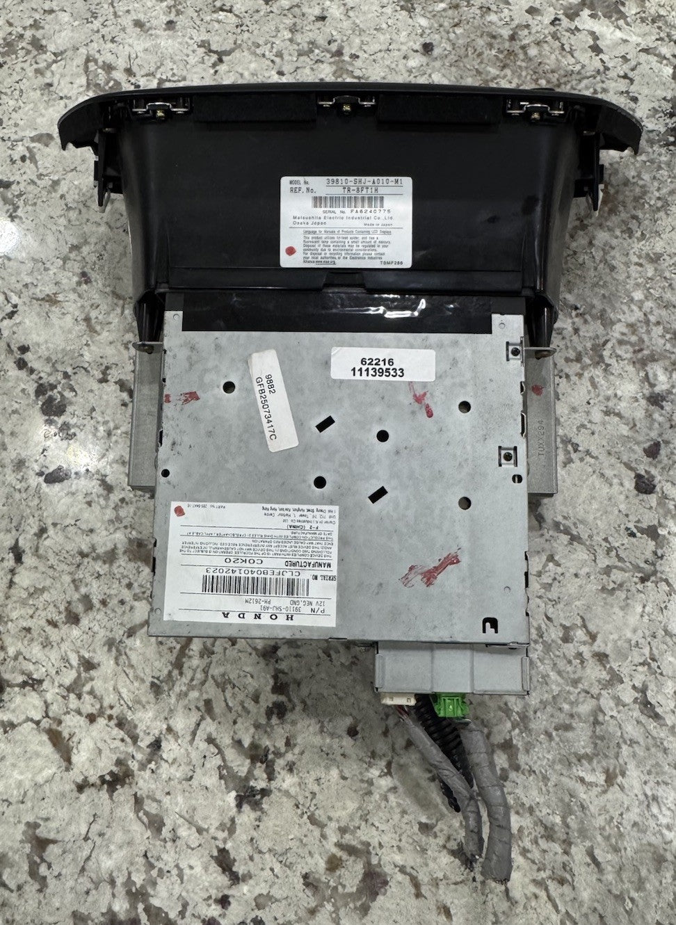 2005-2010 Honda Odyssey GPS Navigation Display Screen 39810-SHJ-A010-M1 OEM