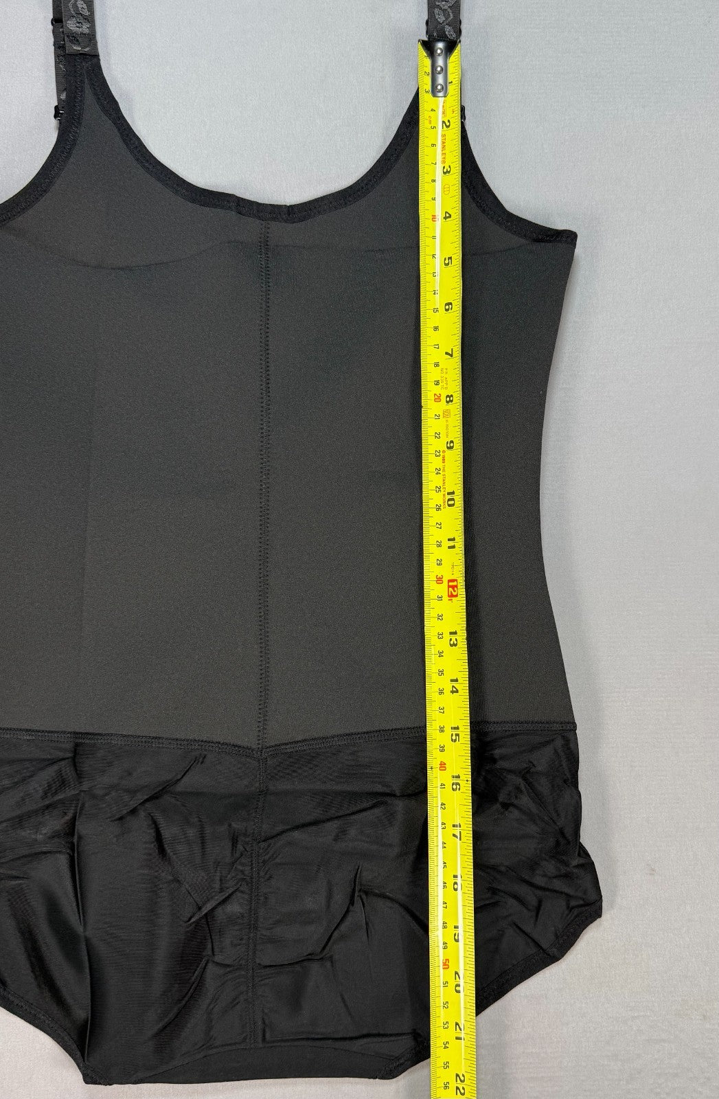 Women's Shaper Bodysuit Size Medium Black Belly Sheath Tummy Control Camisole