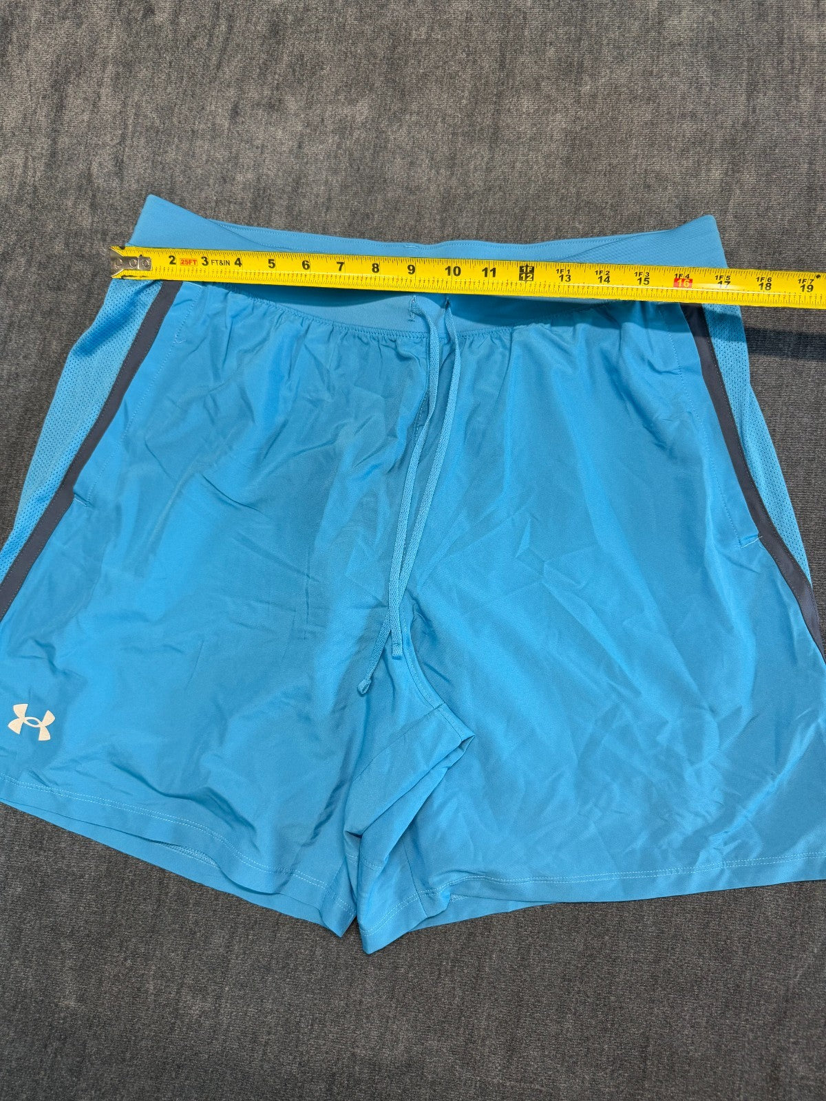 NWT Under Armour Launch Run 7" 2 in 1 Shorts Men's XL Blue Lined Drawstring