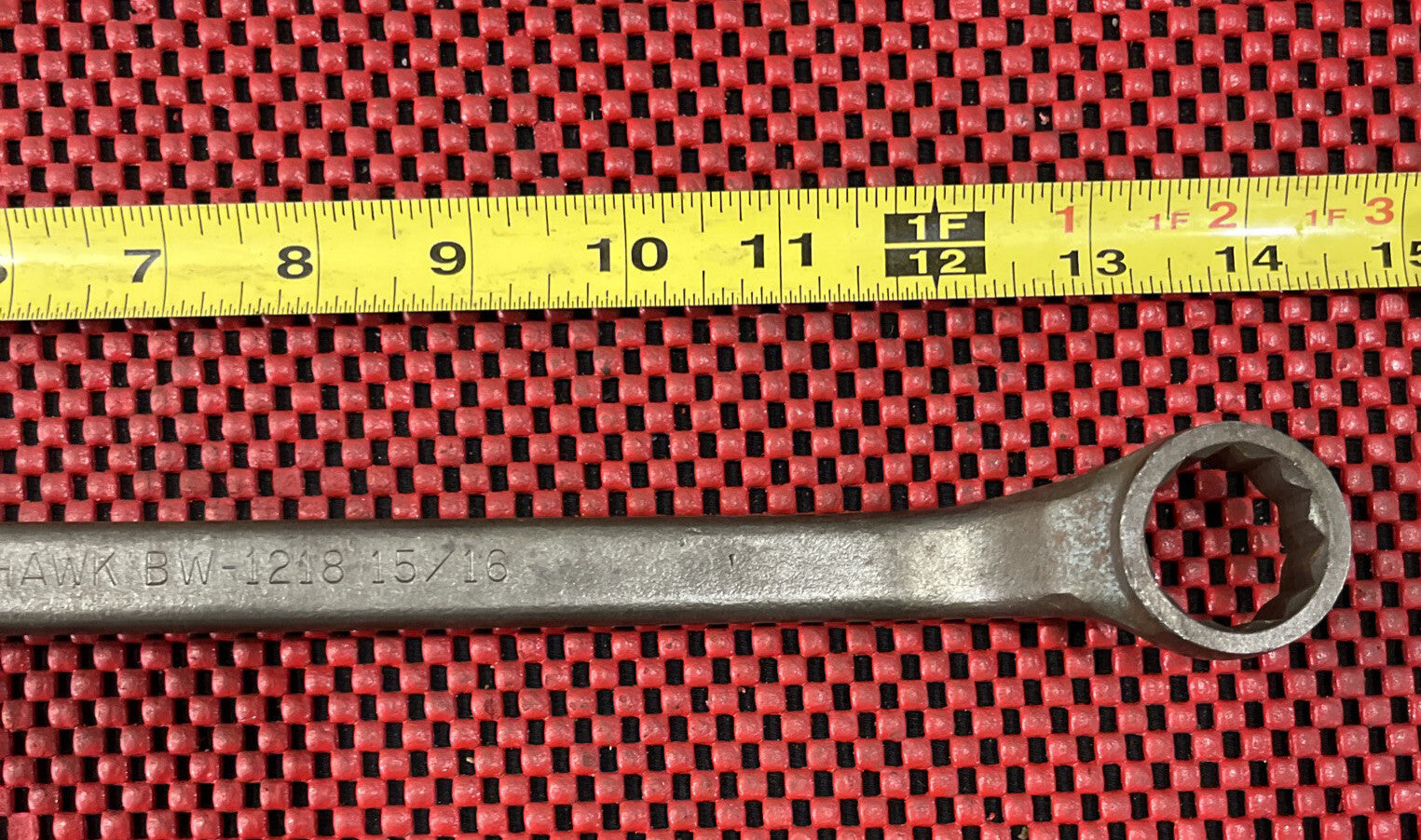 BLACKHAWK TOOLS BW-1218 BOX WRENCH OFFSET  1" X  15/16" ALLOY STEEL USA M9