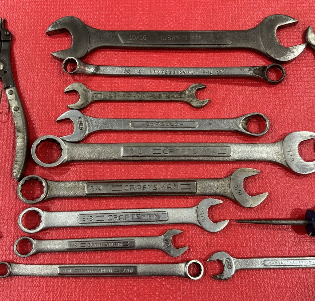 Vintage Lot of 30 USA Tools- Snap-on,S-K,Craftsman,Proto,K-D,BlackHawk,Husky