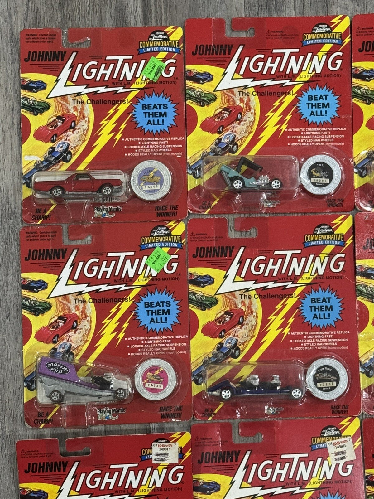 Johnny Lightning Commemorative Series NEW 1994 1995 -SET of 19Pc Limited Edition