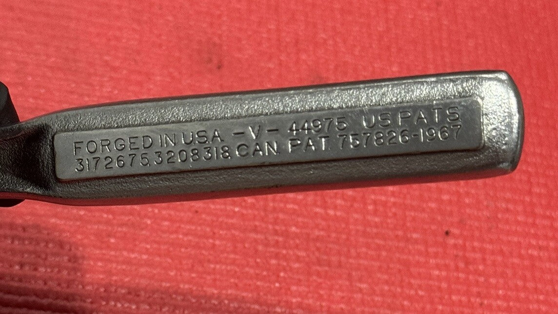 Vintage CRAFTSMAN 1/2" Drive  Ratchet -V-Series 44975 W/Oil Port USA 1967 PAT