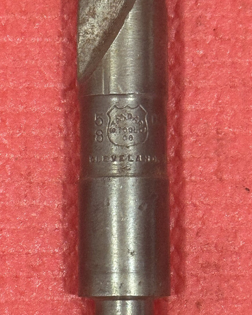 Vintage Standard Tool Co. Company 5/8" Machinist Drill Bits Made in USA