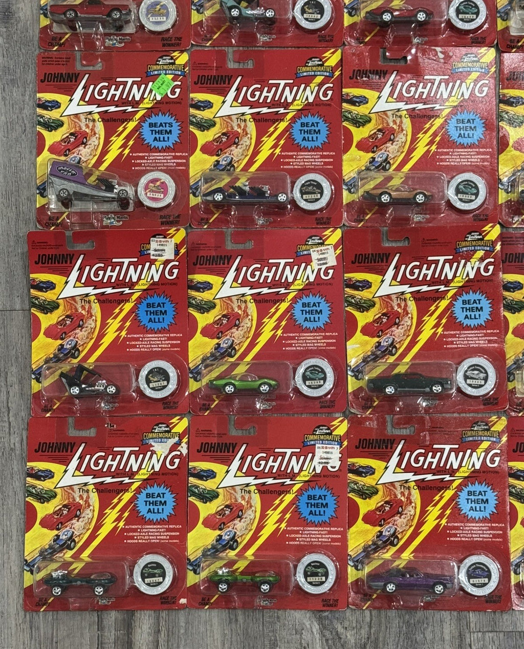 Johnny Lightning Commemorative Series NEW 1994 1995 -SET of 19Pc Limited Edition