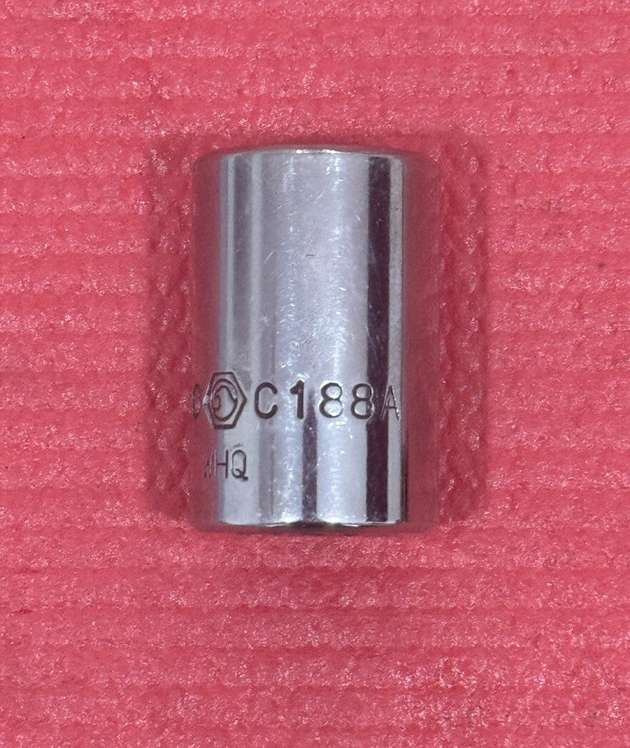 Matco Tools C188A, 1/2" Drive 9/16" Shallow Socket 8PT Made in USA