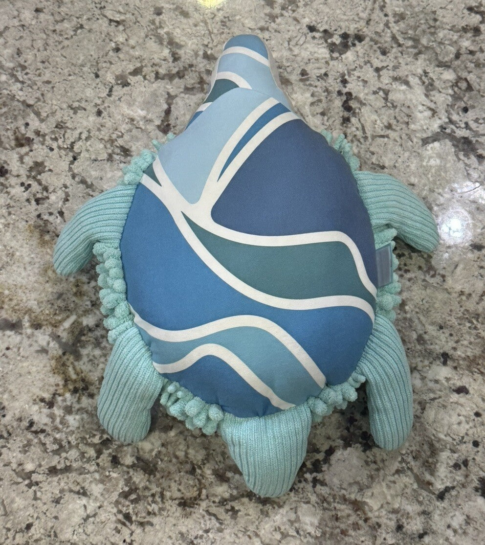 NEW Norwex Pet with a Purpose Chenille Sea Turtle Stuffed Animal with BacLock