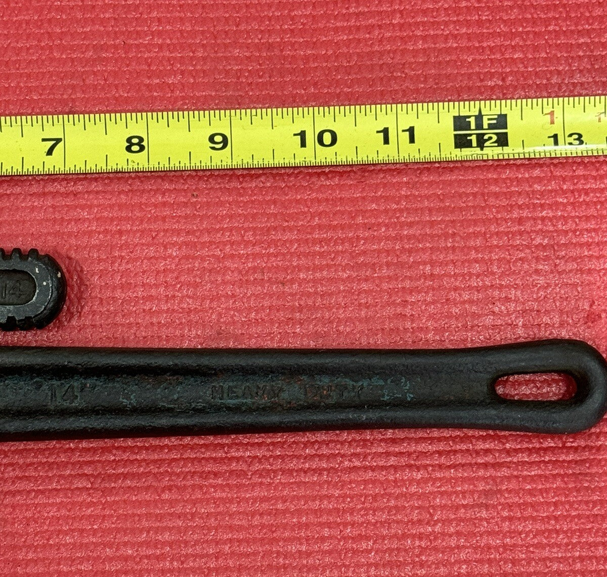 Vintage CRAFTSMAN Guaranteed 14" Heavy Duty Pipe Wrench 5567 Made In USA