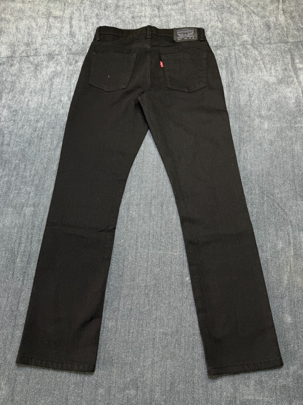 NWT Levi's 511 Performance Slim Fit Jeans Women's 14 Black Dark Wash 5-Pockets