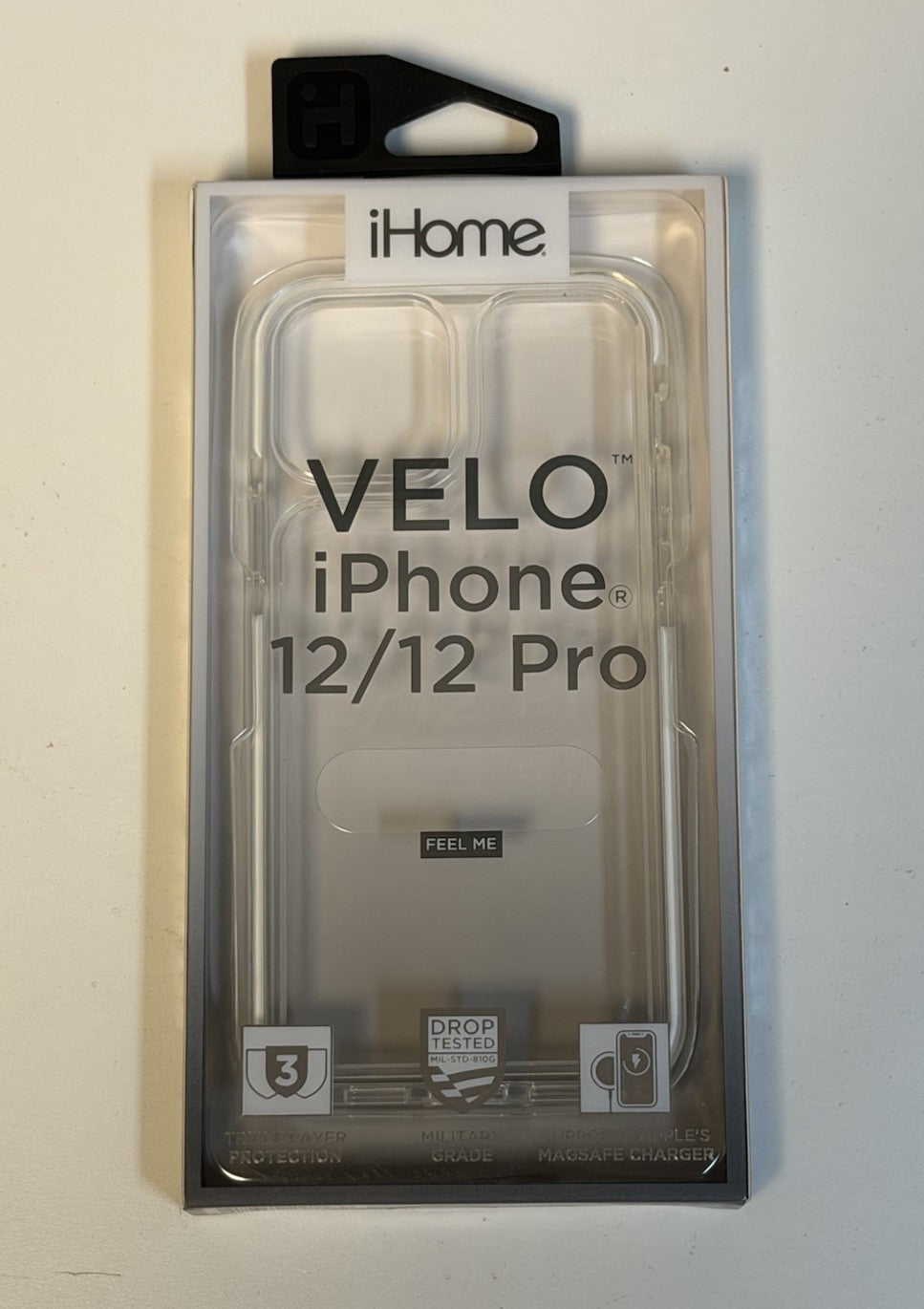 iHome Velo Phone Case For iPhone 12 | iPhone 12 Pro Magsafe | Clear NEW