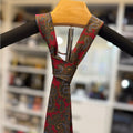 Givenchy Paisley Red and Blue Tie