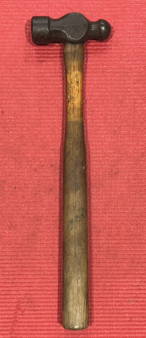 VINTAGE STANLEY NO. 308B 8 OZ. BALL PEEN HAMMER - W/Og HANDLE Made In USA