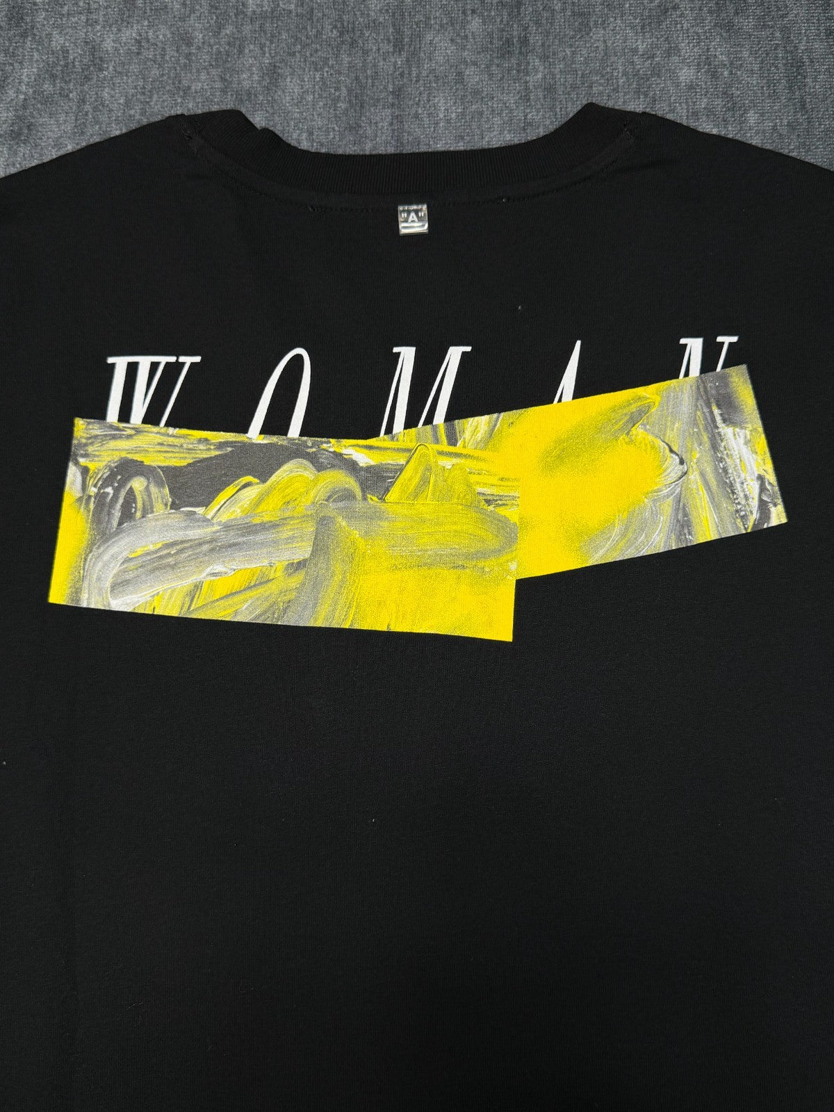 NWT Off-White Graphic T-Shirt Men's XL Black Short Sleeve Crew Neck 100% Cotton