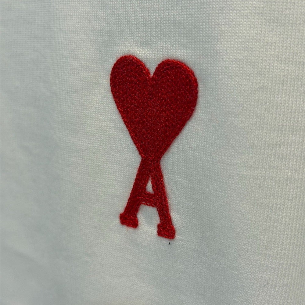Ami Paris Off-white Shirt short sleeve NEW
