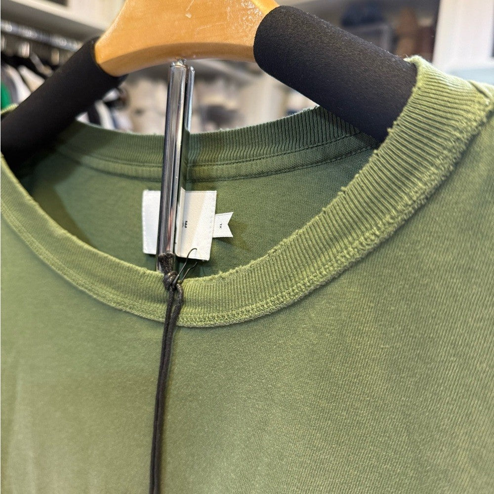 Rhude Green T-Shirt with Embroidered Logo - oversized XL Brand New