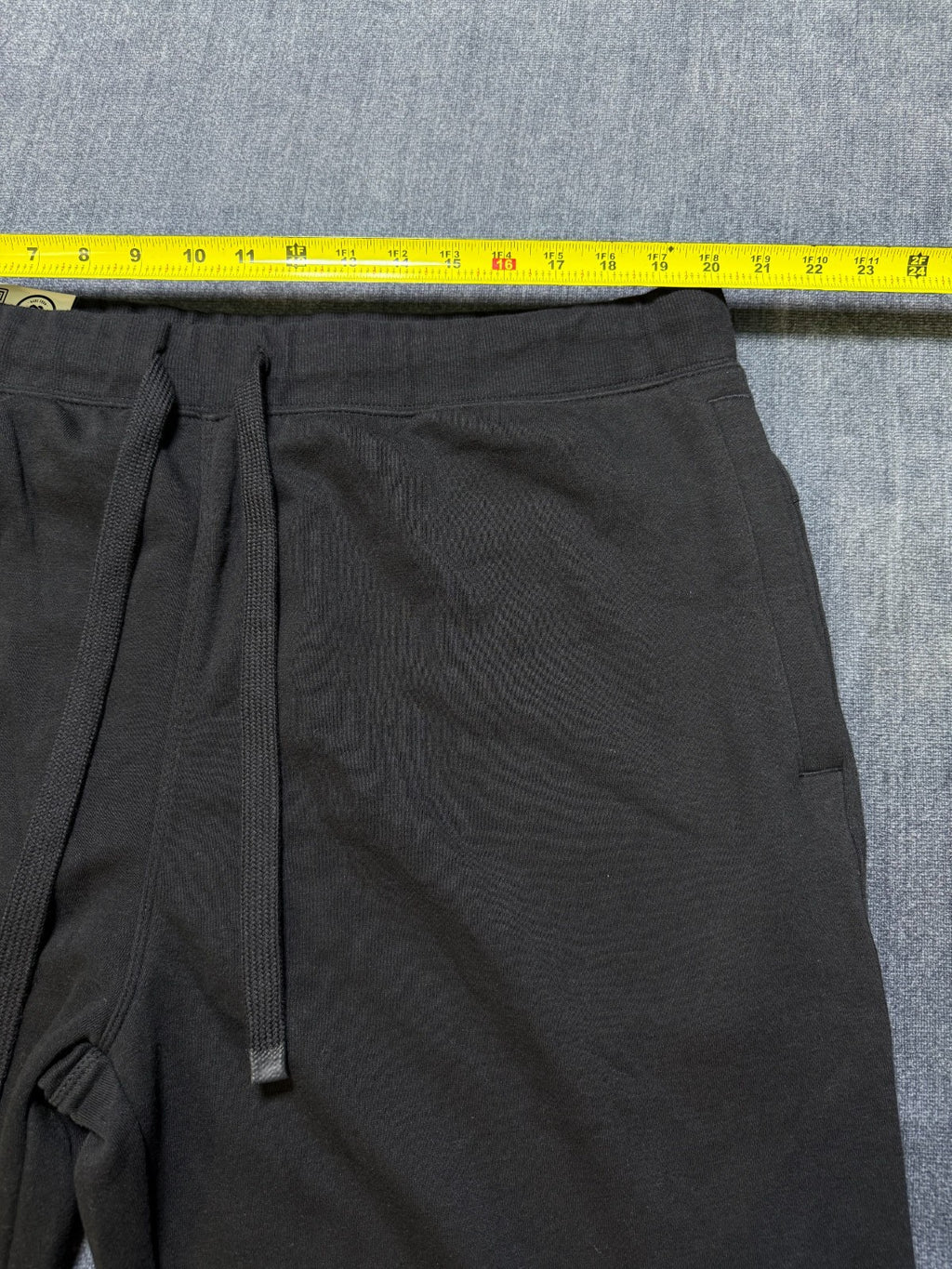 NWT Member's Mark Newport Fleece Joggers Men's 2XL Black Tapered Fit Drawstring