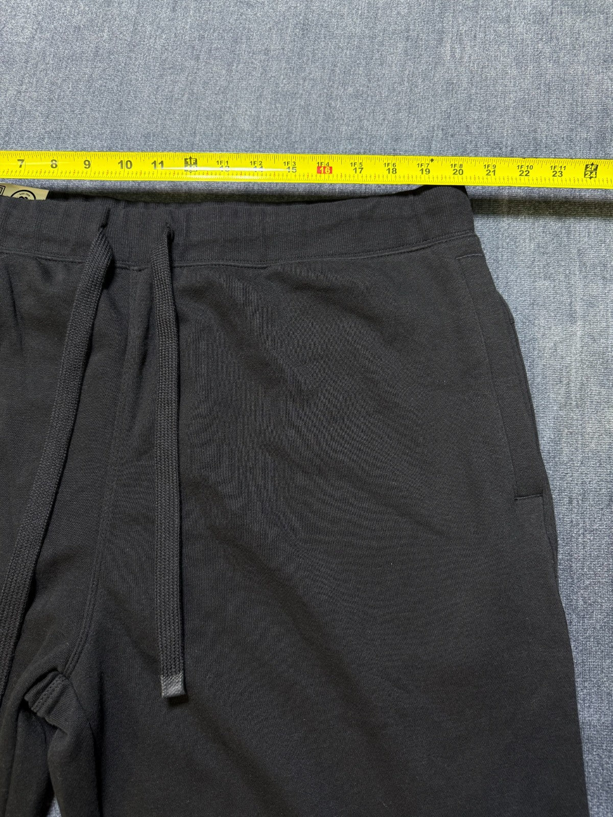 NWT Member's Mark Newport Fleece Joggers Men's 2XL Black Tapered Fit Drawstring