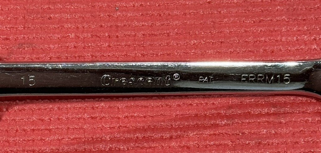 Crescent FRMM15 Reversible Ratcheting Combination Wrench 15mm Metric