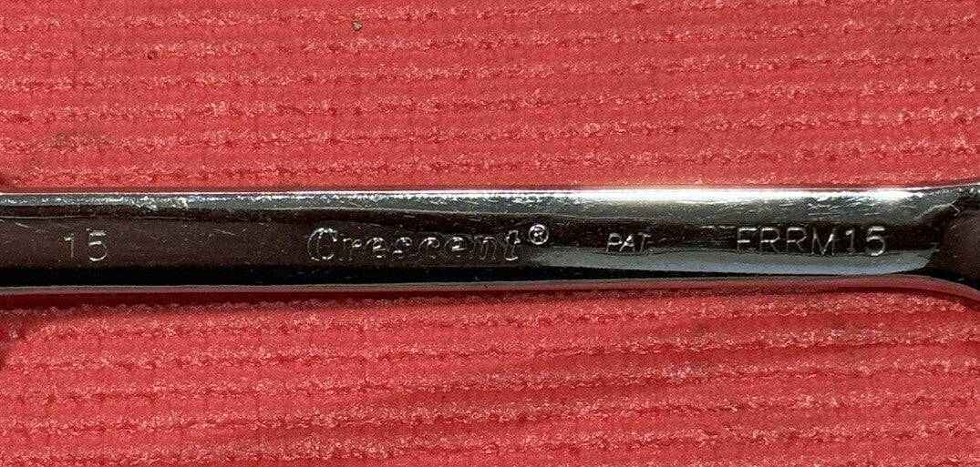 Crescent FRMM15 Reversible Ratcheting Combination Wrench 15mm Metric