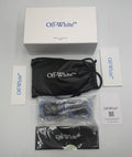 New Off-White Seattle Sunglasses Men's Light Blue Arrow Logo Full Rim Modern
