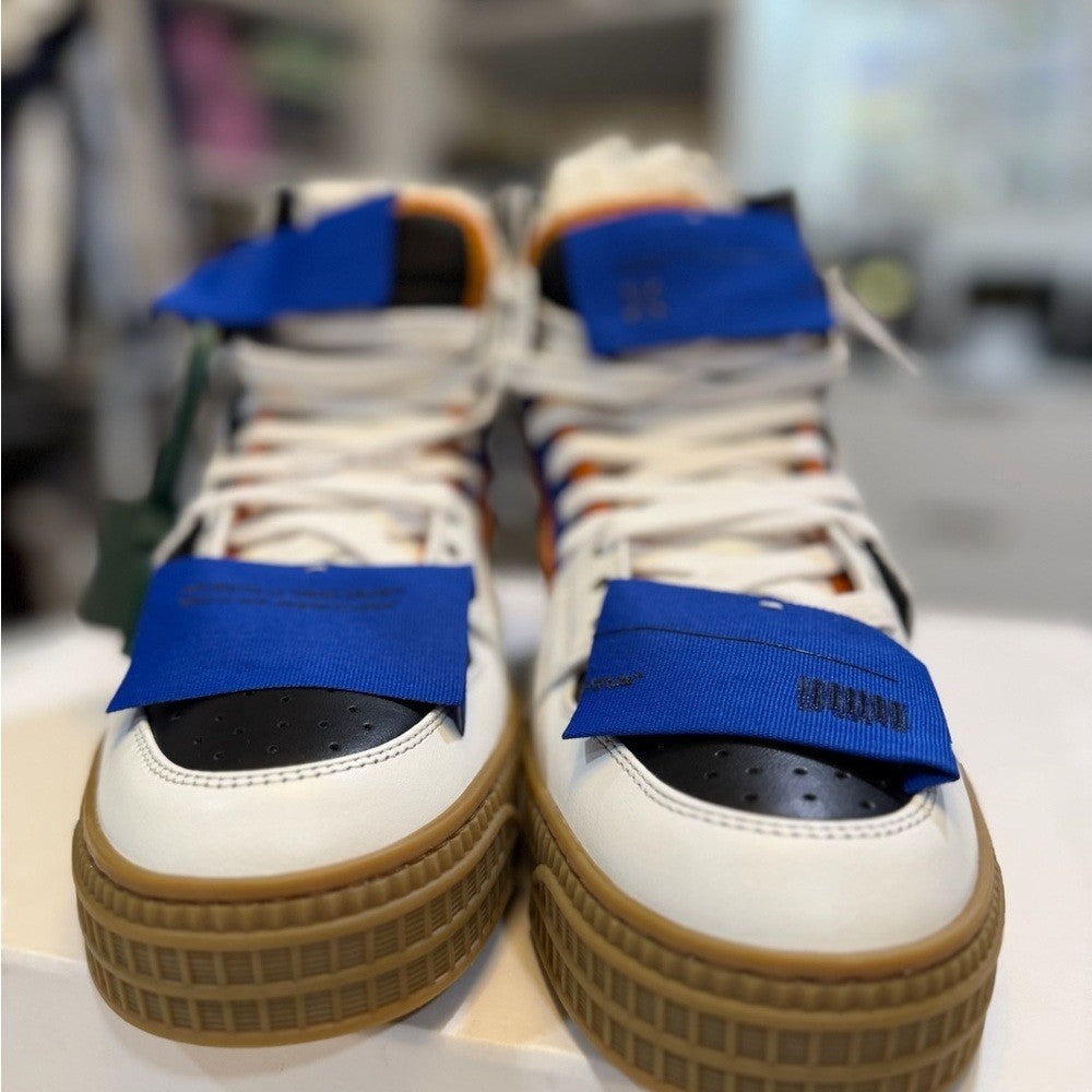 Off-White 3.0 Off-Court Sneakers in Blue and White NEW