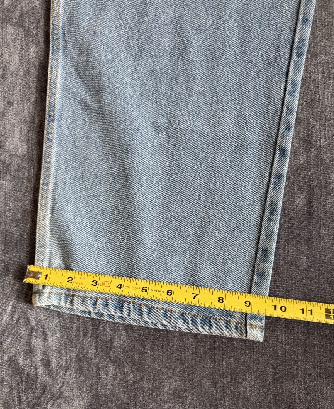 Basic Editions Regular Fit Men’s 44W X 32L Denim Blue Light Jeans NWT