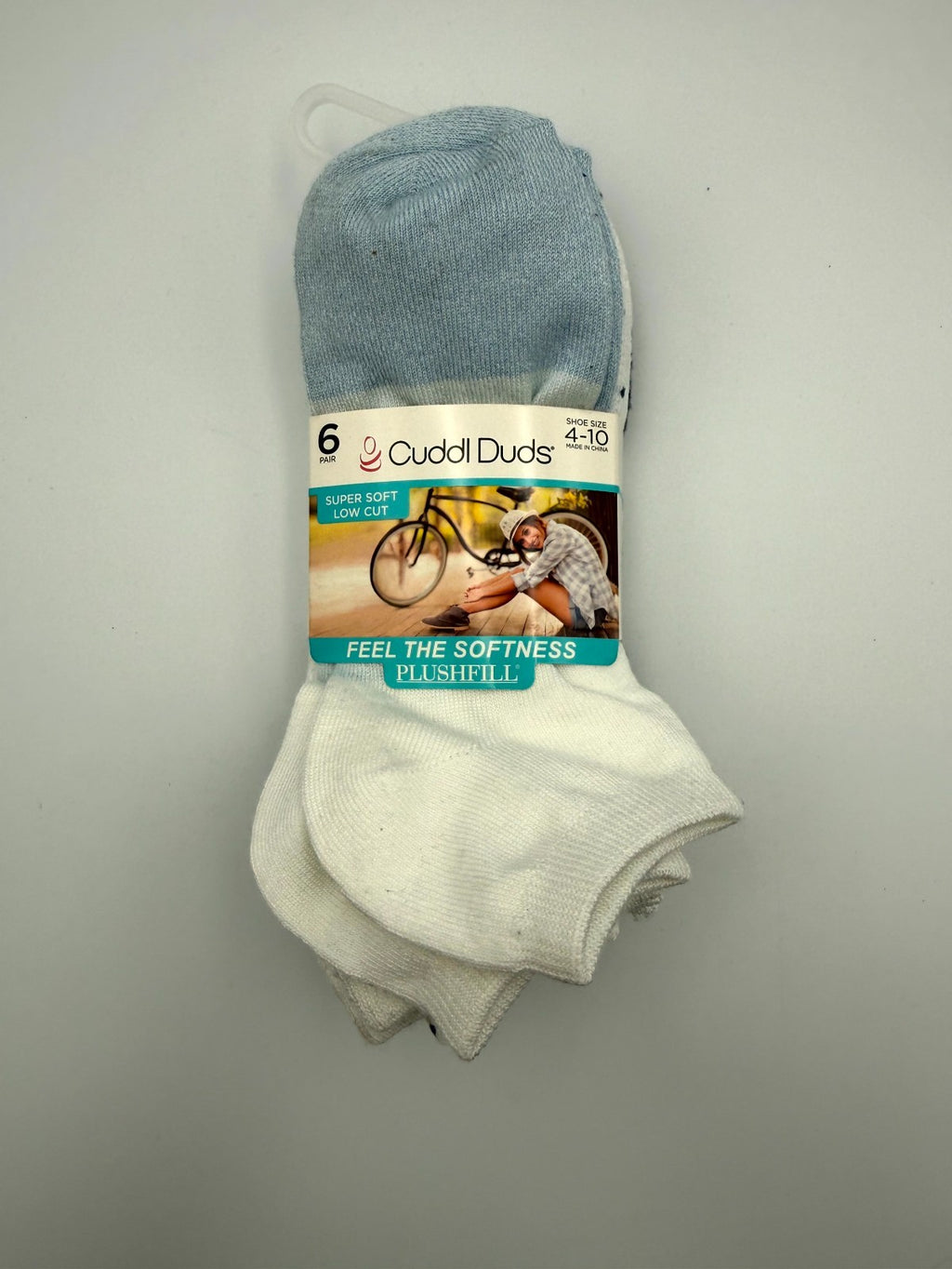 New Cuddl Duds Plushfill Super Soft Low Cut Socks Women's Size 4-10 - Pairs Of 6