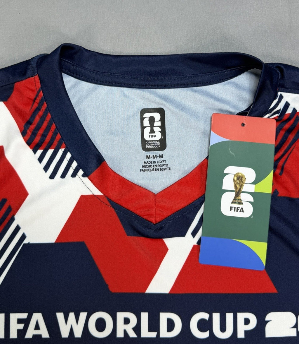 2026 FIFA World Cup USA Soccer Jersey M Home Fan Version Hexagon Shirt Official