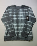 NWT Navy Yard Tie-Dye Sweater Men Medium Navy Gray Knit Long Sleeve Casual Wear