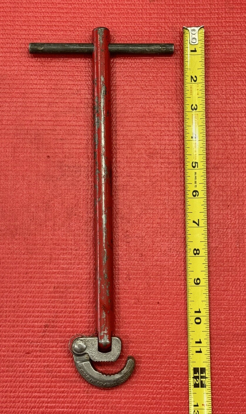 Vintage Chicago Specialty Mfg Co. Tools Speedy Basin Wrench 12" Made in USA