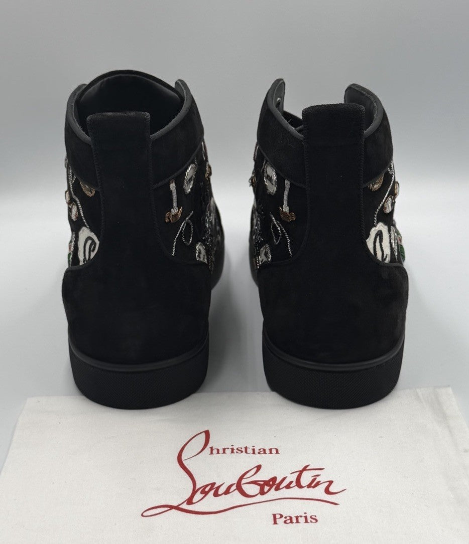 Authentic Christian Louboutin Limited Edition Embroidered Size EU 48; US 15