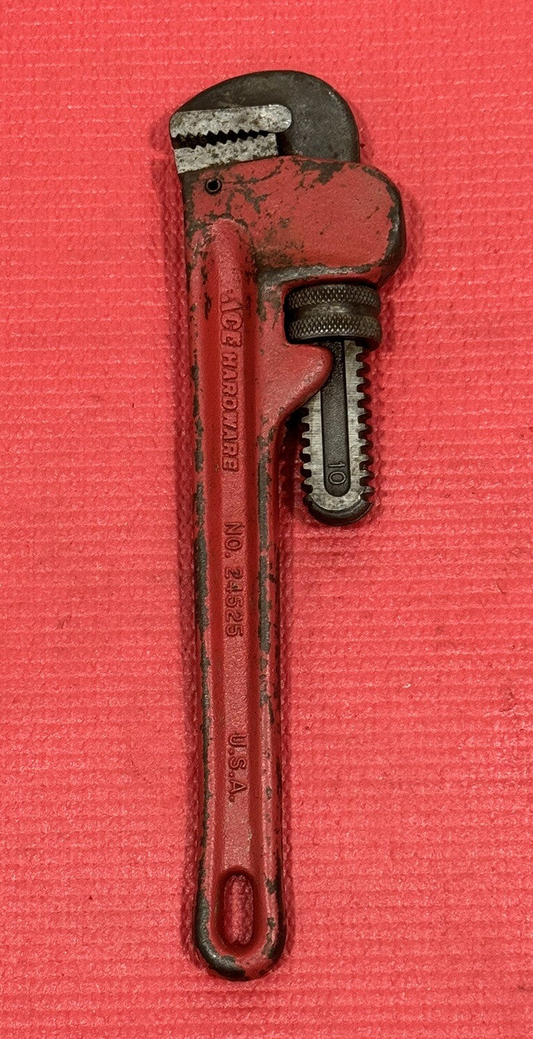 ACE Hardware Tools 10” Pipe Wrench 24525 Heavy Duty Made In USA