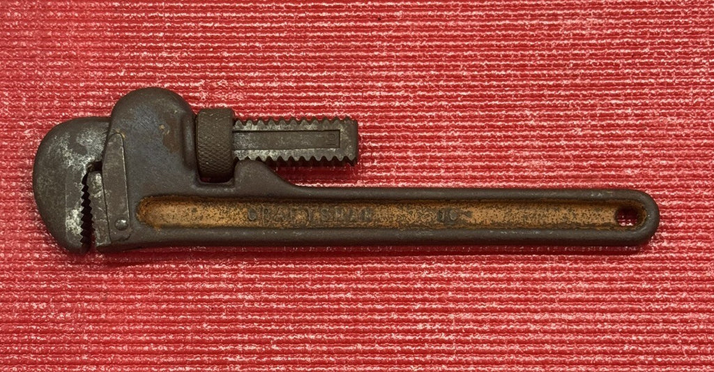 Vintage 1950's Craftsman 10" Pipe Wrench AS Guaranteed Made in USA N3