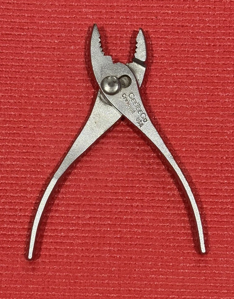 Vintage CeeTee Co. Crescent Slip Joint Pliers 6-1/2" Long Made In USA M4