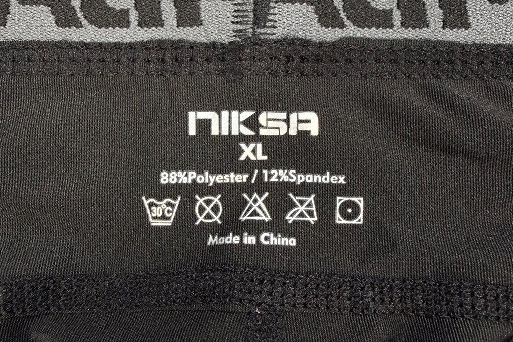 Niksa Pro Combat Compression Shorts Men's X-Large Black Workout Gym Training