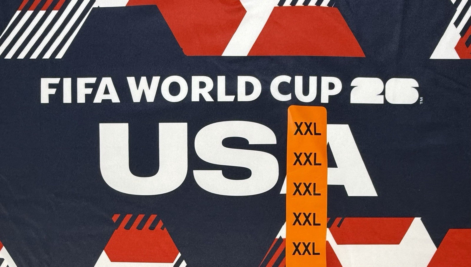 2026 FIFA World Cup USA Soccer Jersey XXL Home Version Hexagon Shirt Official